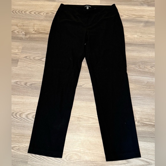 Eileen Fisher Blsck Pull On Pant Stretch Women’s size Small - Picture 1 of 6